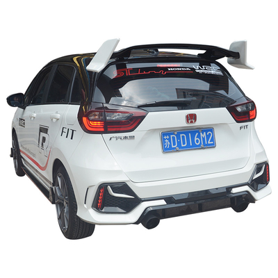 2018 2019 Honda FIT JAZZ Matowy przedni spojler zderzaka Body Kit Spoiler Cover 3 szt.